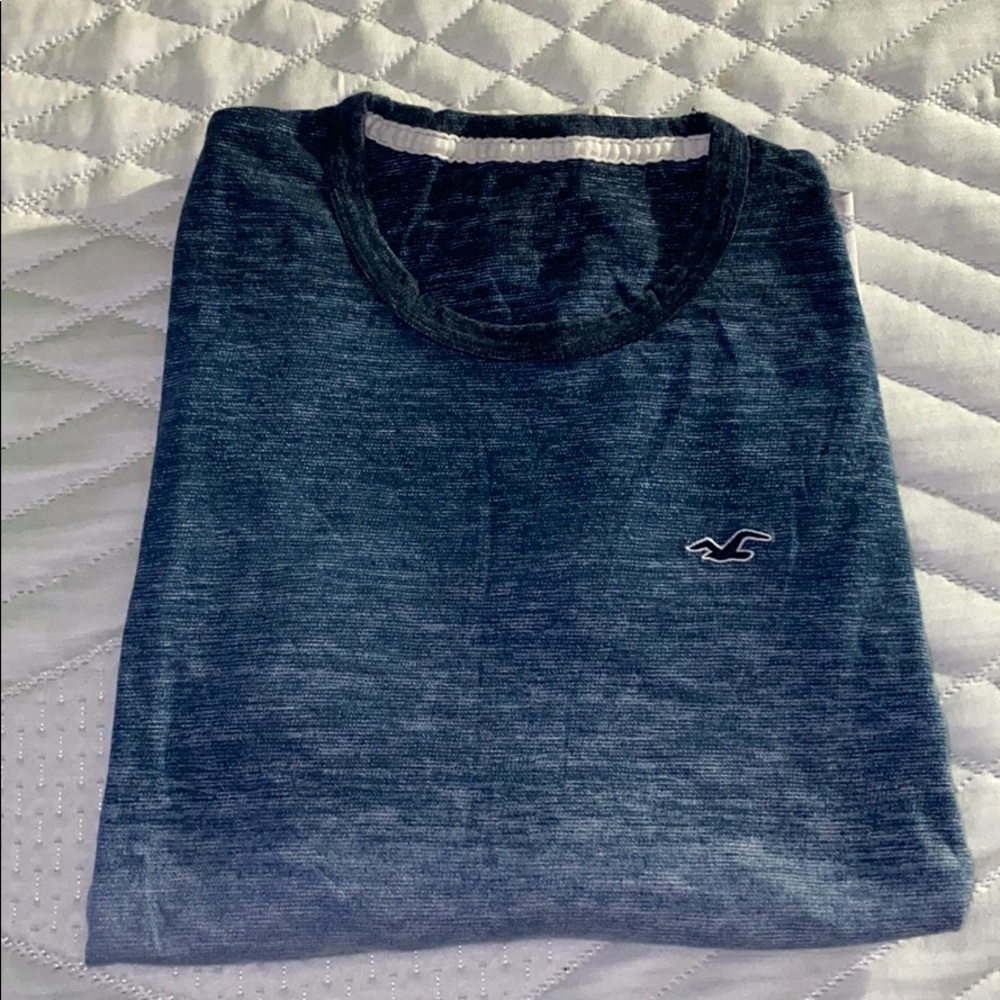 White/Blue Ombre long Sleeve shirt